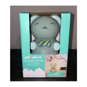 Pillowfort Teal and Yellow Bear Nightlight